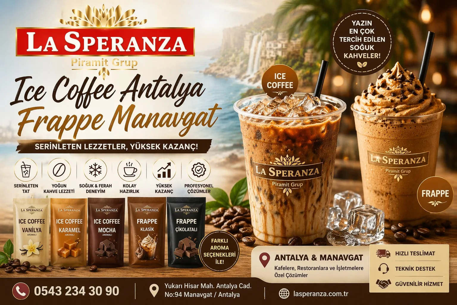Ice Coffee Frappe Antalya 